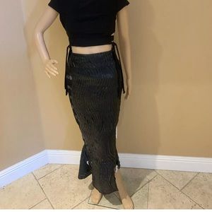 high waist midi skirt Size S